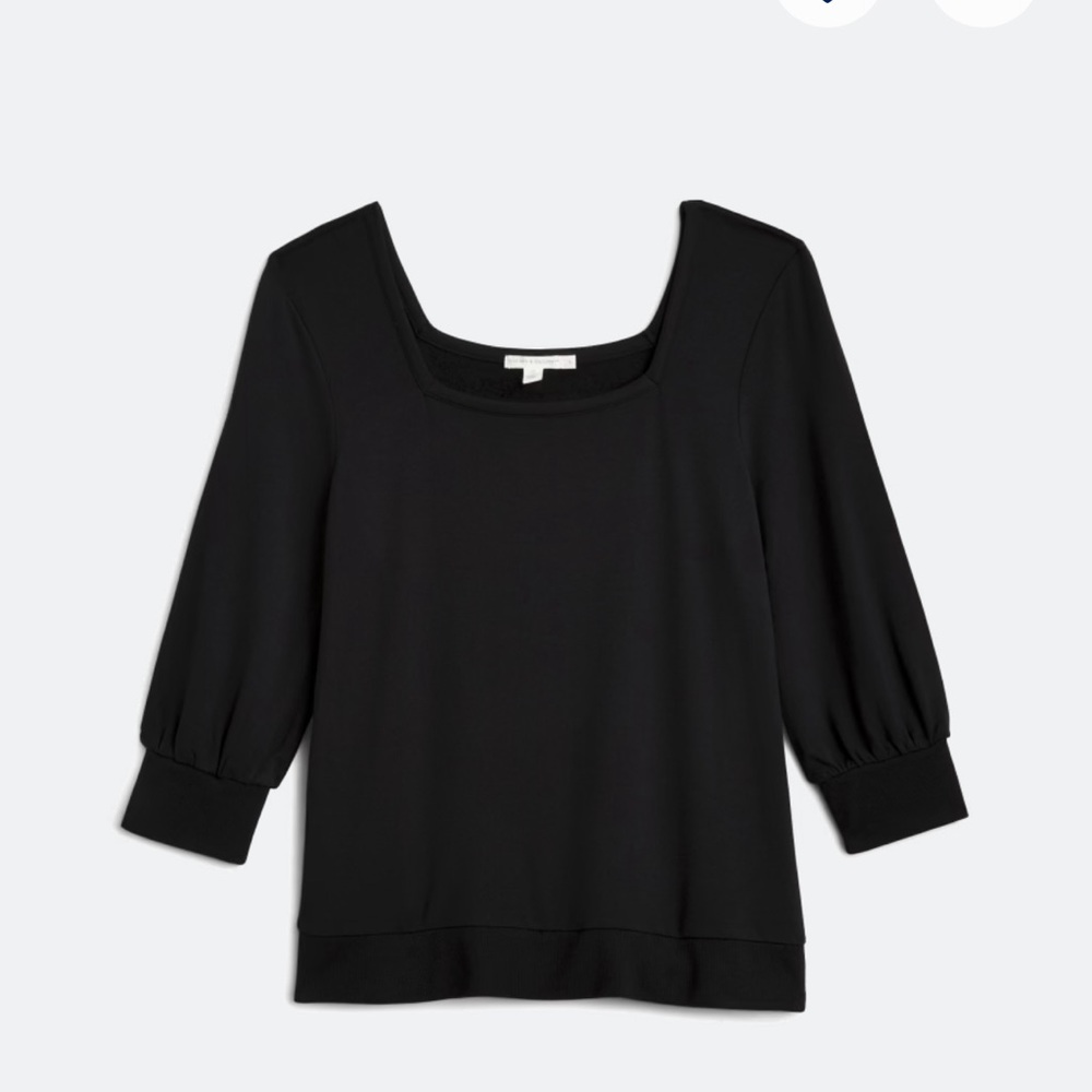 Threads 4 Thought Rosalinda Square Neck Knit Top. Never Worn Size Medium